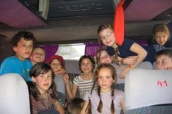 Заказ автобуса для перевозки школьников детей